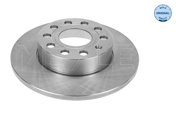 Meyle 115 523 0038 Rear brake disc, non-ventilated 1155230038