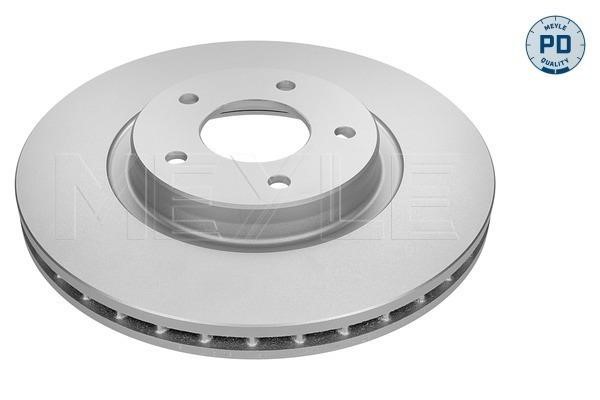 Meyle 18-15 521 0004/PD Front brake disc ventilated 18155210004PD