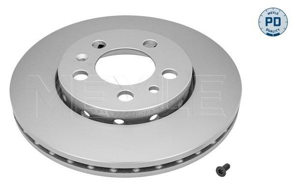 Meyle 183 521 1018/PD Front brake disc ventilated 1835211018PD