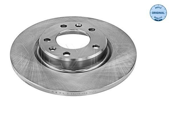 Meyle 11155230014 Rear brake disc, non-ventilated 11155230014