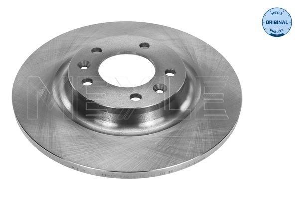 Meyle 11-15 523 0009 Rear brake disc, non-ventilated 11155230009