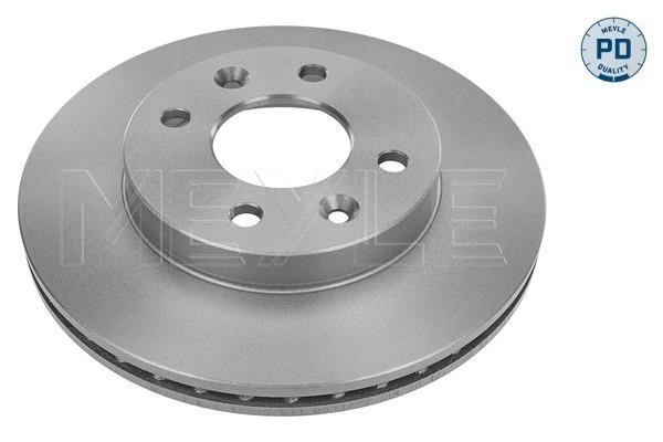 Meyle 16-15 521 0037/PD Front brake disc ventilated 16155210037PD