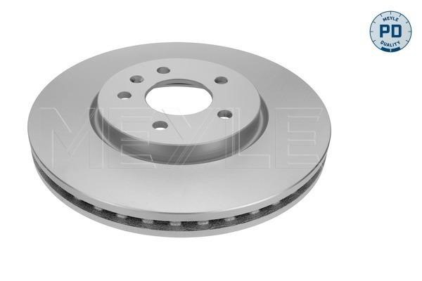 Meyle 615 521 0007/PD Front brake disc ventilated 6155210007PD