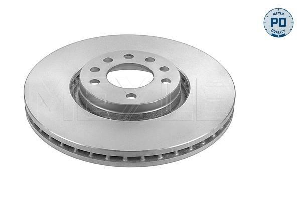 Meyle 615 521 0008/PD Front brake disc ventilated 6155210008PD