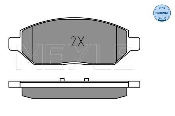 Brake pad set Meyle 025 223 2618