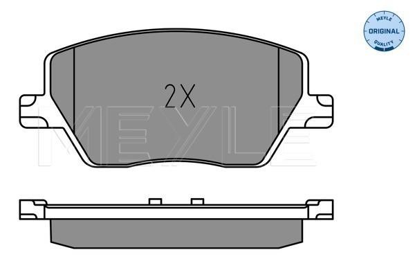 Brake pad set Meyle 025 223 9719