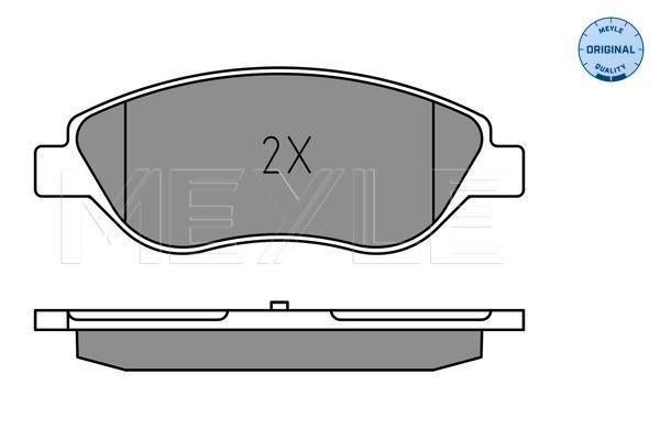 Brake pad set Meyle 025 224 7619