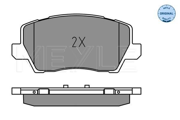 Brake pad set Meyle 025 229 0417