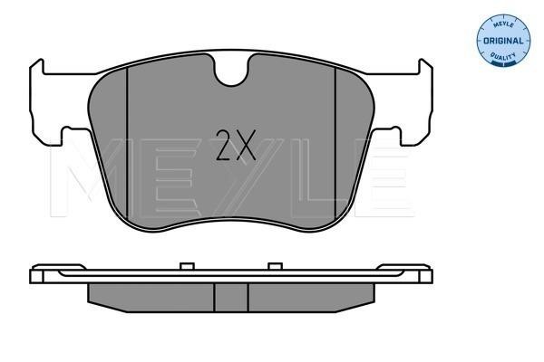 Brake pad set Meyle 025 258 3317