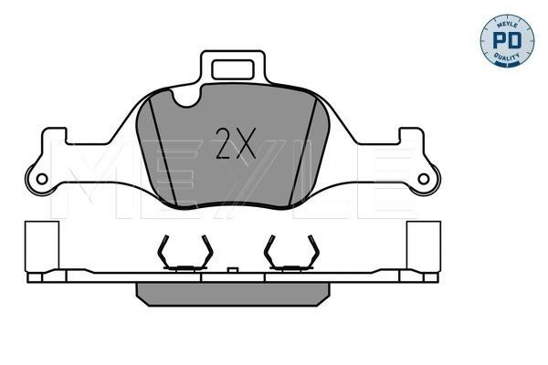 Brake pad set Meyle 025 259 0018/PD