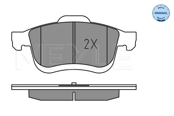Brake pad set Meyle 025 259 0621