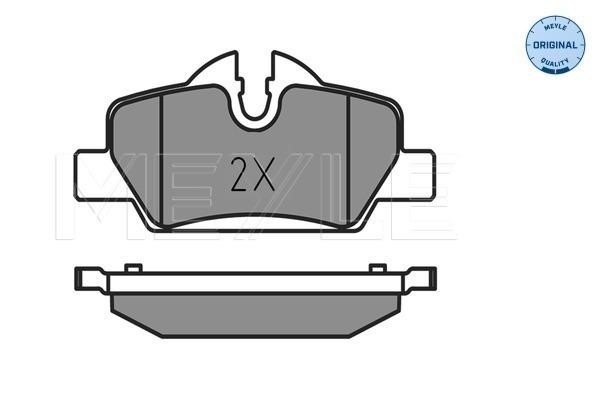 Meyle 025 259 8016 Brake pad set 0252598016 0252598016 Meyle Brake pad set