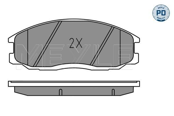 Brake pad set Meyle 025 235 6916/PD