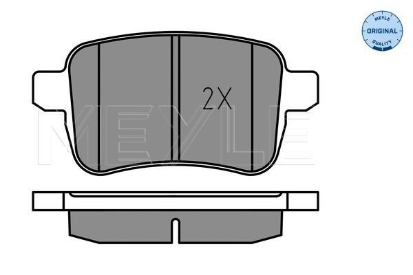 Brake pad set Meyle 025 251 5617