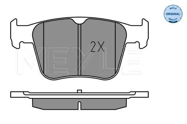 Brake pad set Meyle 025 250 0916