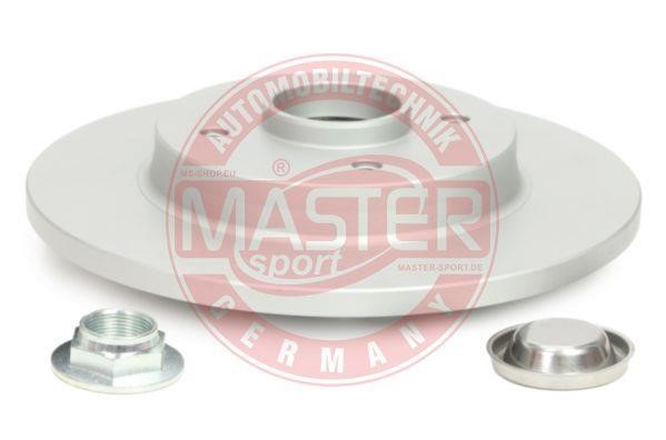 Master-sport 2401120194BPCSMS Rear brake disc, non-ventilated 2401120194BPCSMS