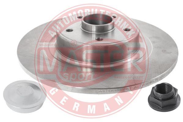 Master-sport 2401110167BPCSMS Rear brake disc, non-ventilated 2401110167BPCSMS