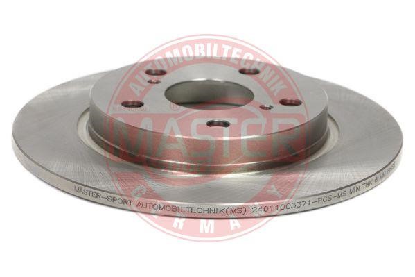 Master-sport 24011003371PCSMS Rear brake disc, non-ventilated 24011003371PCSMS