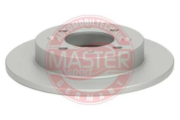 Master-sport 24011003341PCSMS Rear brake disc, non-ventilated 24011003341PCSMS