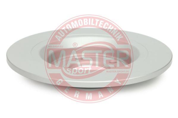 Rear brake disc, non-ventilated Master-sport 24011101651PCSMS
