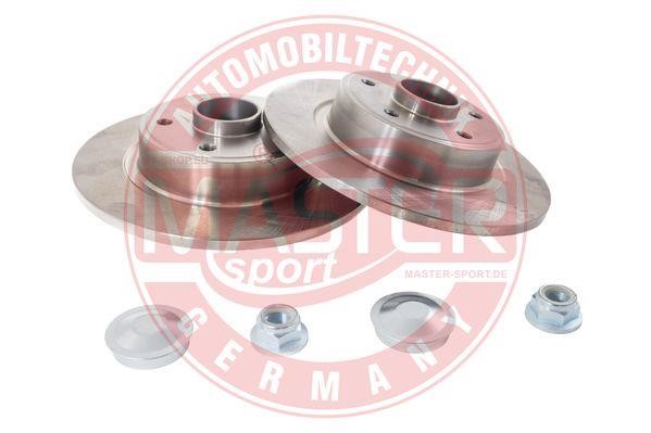 Master-sport 2401100389BSETMS Rear brake disc, non-ventilated 2401100389BSETMS