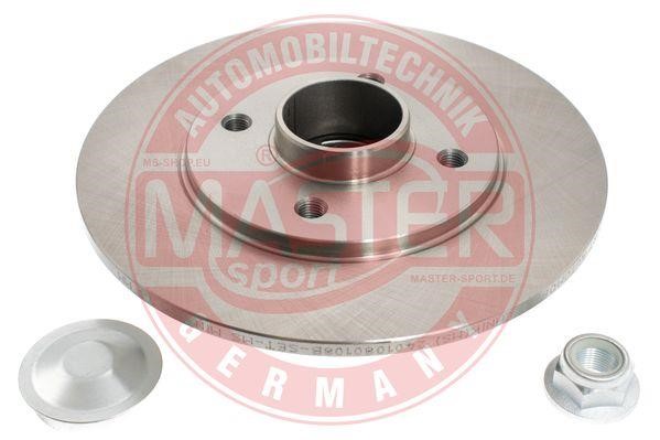 Master-sport 2401080108BPCSMS Rear brake disc, non-ventilated 2401080108BPCSMS