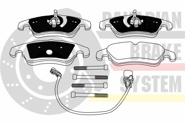 Master-sport K6027462 Brake Pad Set, disc brake K6027462