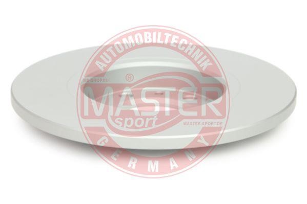 Rear brake disc, non-ventilated Master-sport 24011202111-PCS-MS