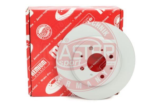 Rear brake disc, non-ventilated Master-sport 24010901621-PCS-MS