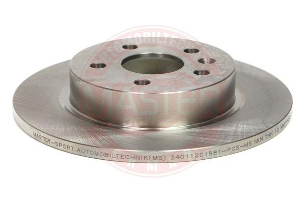 Master-sport 24011201881-PCS-MS Rear brake disc, non-ventilated 24011201881PCSMS