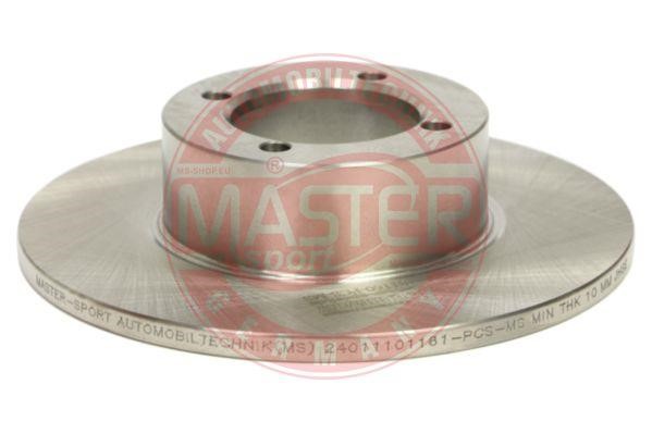 Master-sport 24011101160-PCS-MS Unventilated front brake disc 24011101160PCSMS