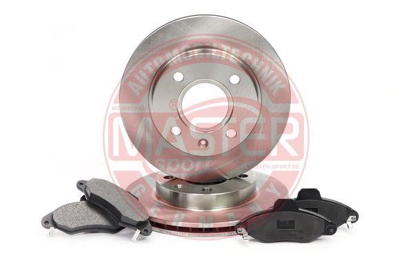 Master-sport 202001472 Front ventilated brake discs with pads, set 202001472