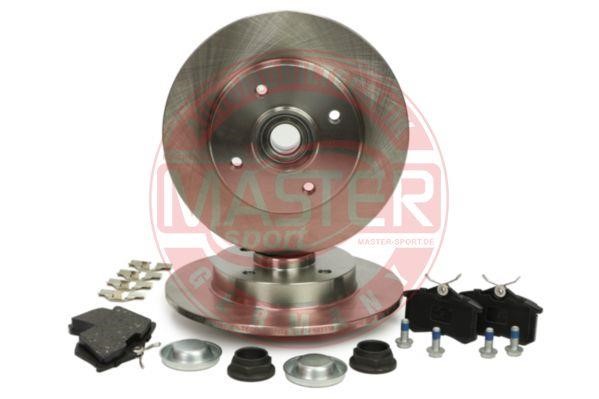 Master-sport 200901710 Brake discs with pads rear non-ventilated, set 200901710