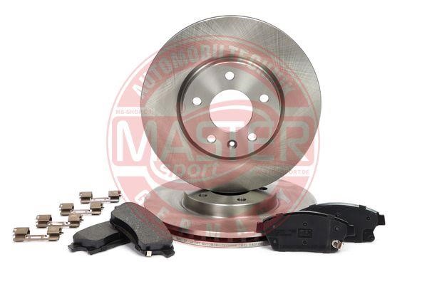Master-sport 202601660 Front ventilated brake discs with pads, set 202601660