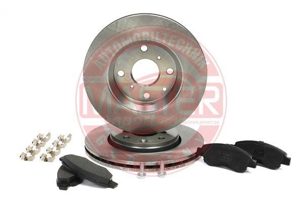 Master-sport 202001800 Front ventilated brake discs with pads, set 202001800