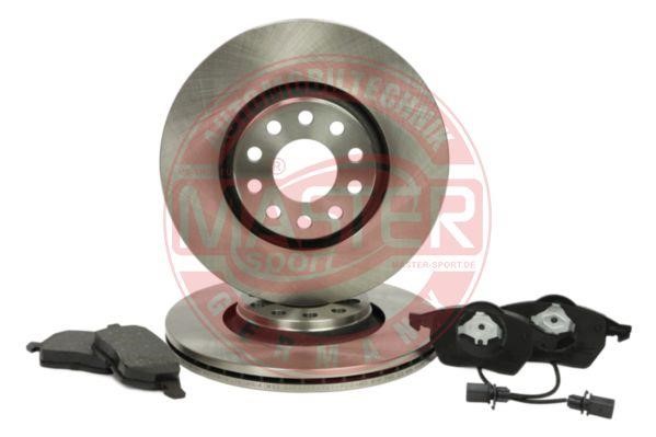 Master-sport 202501720 Front ventilated brake discs with pads, set 202501720