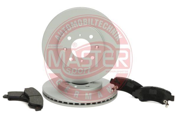 Master-sport 202101150 Front ventilated brake discs with pads, set 202101150