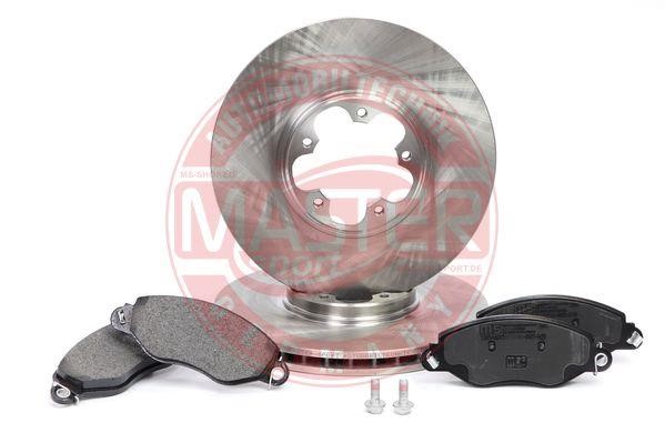 Master-sport 202401670 Front ventilated brake discs with pads, set 202401670