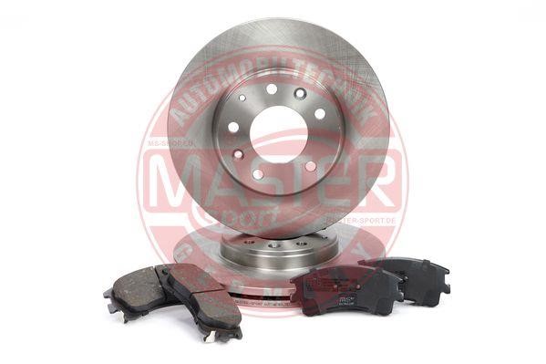 Master-sport 202501470 Front ventilated brake discs with pads, set 202501470
