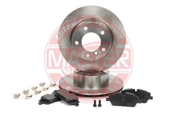 Master-sport 202202380 Front ventilated brake discs with pads, set 202202380