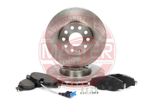 Master-sport 202501451 Front ventilated brake discs with pads, set 202501451