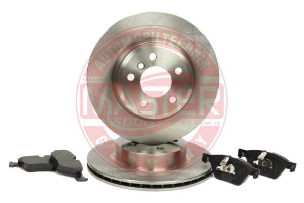 Master-sport 202402390 Front ventilated brake discs with pads, set 202402390