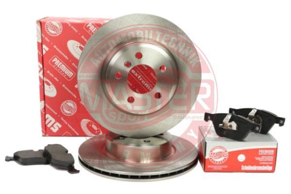 Front ventilated brake discs with pads, set Master-sport 202402390
