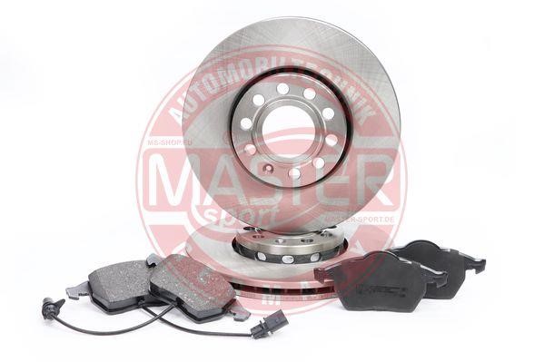 Master-sport 202501050 Front ventilated brake discs with pads, set 202501050