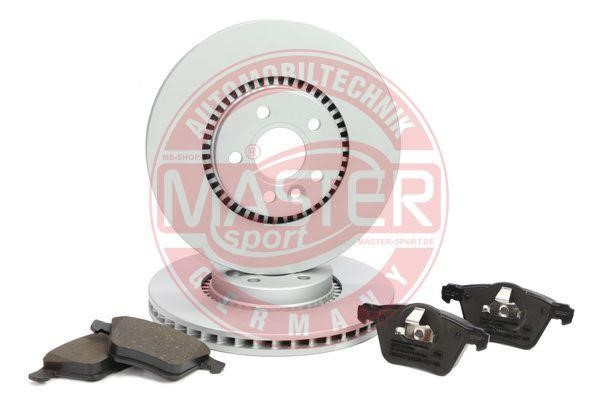 Master-sport 202801620 Front ventilated brake discs with pads, set 202801620