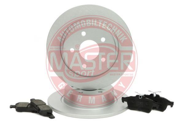 Master-sport 201101720 Brake discs with pads rear non-ventilated, set 201101720