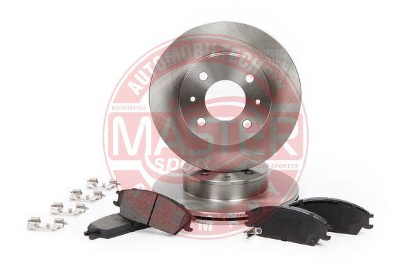 Master-sport 201901140 Front ventilated brake discs with pads, set 201901140
