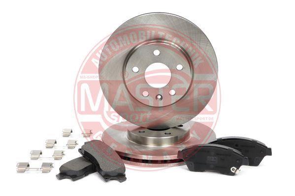 Master-sport 202601650 Front ventilated brake discs with pads, set 202601650