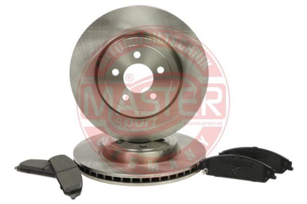 Master-sport 201062440 Front ventilated brake discs with pads, set 201062440