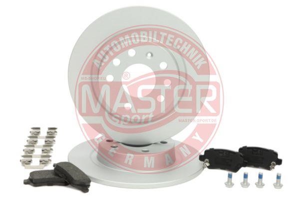 Master-sport 201003390 Brake discs with pads rear non-ventilated, set 201003390